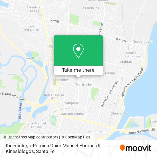 Kinesiologo-Romina Daier Manuel Eberhardt Kinesiólogos map
