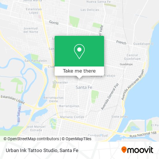 Urban Ink Tattoo Studio map