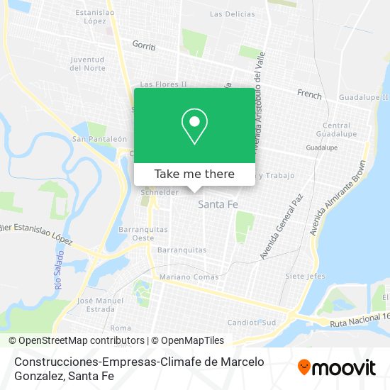Mapa de Construcciones-Empresas-Climafe de Marcelo Gonzalez