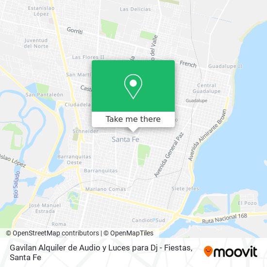 Gavilan Alquiler de Audio y Luces para Dj - Fiestas map