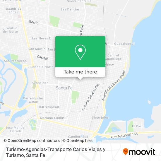 Turismo-Agencias-Transporte Carlos Viajes y Turismo map