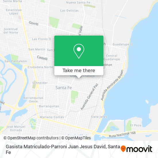 Gasista Matriculado-Parroni Juan Jesus David map