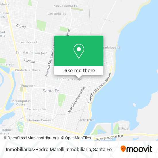 Mapa de Inmobiliarias-Pedro Marelli Inmobiliaria