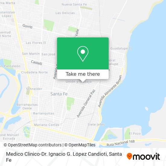 Medico Clinico-Dr. Ignacio G. López Candioti map