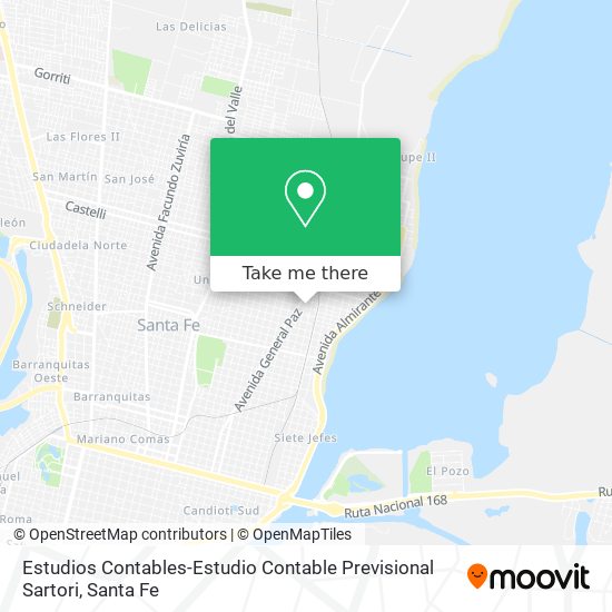 Estudios Contables-Estudio Contable Previsional Sartori map