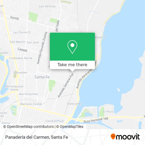 Panadería del Carmen map
