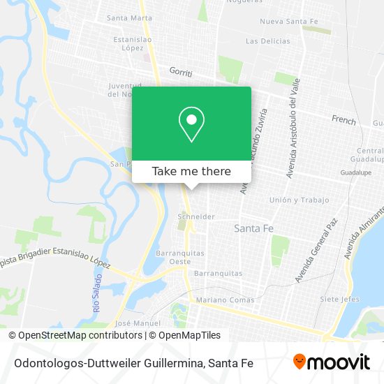 Mapa de Odontologos-Duttweiler Guillermina