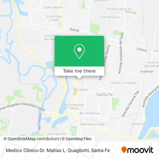 Medico Clinico-Dr. Matías L. Quagliotti map