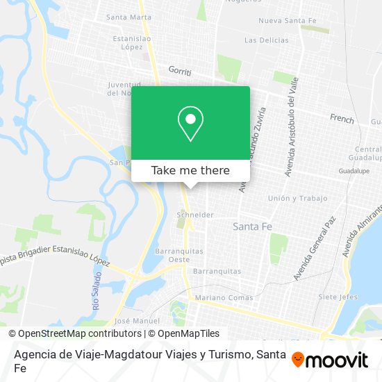 Mapa de Agencia de Viaje-Magdatour Viajes y Turismo