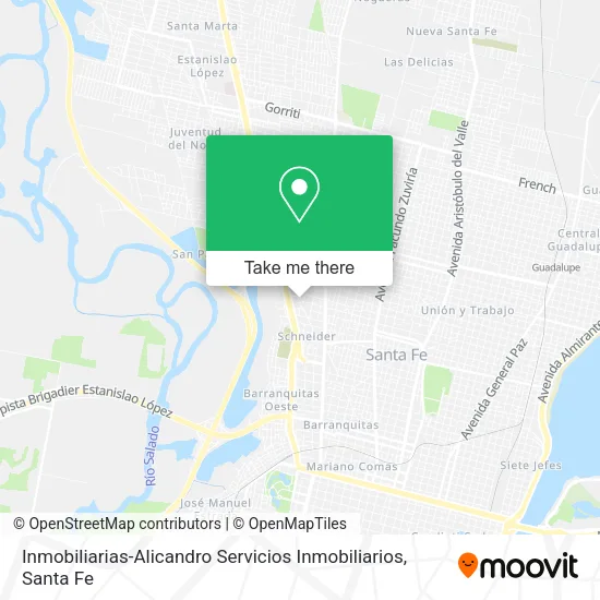 Inmobiliarias-Alicandro Servicios Inmobiliarios map