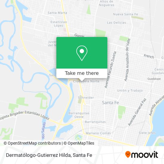 Dermatólogo-Gutierrez Hilda map