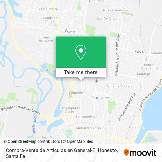 Mapa de Compra-Venta de Articulos en General-El Honesto