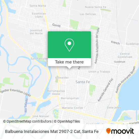 Balbuena Instalaciones Mat 2907-2 Cat map