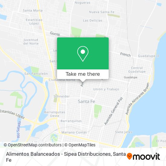 Alimentos Balanceados - Sipea Distribuciones map