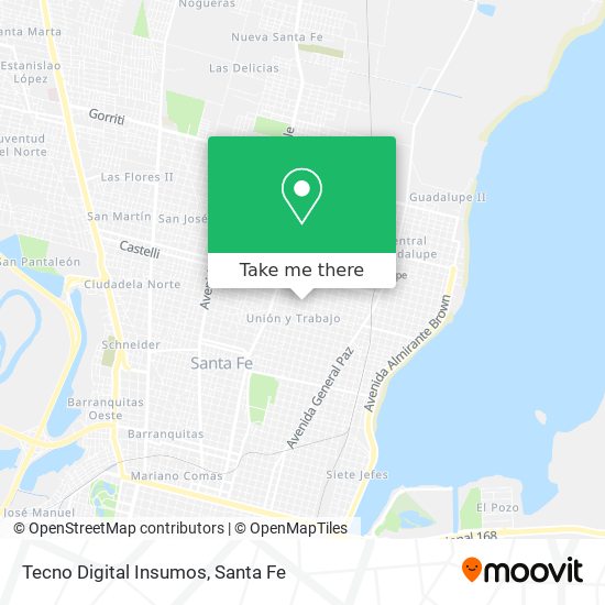 Tecno Digital Insumos map