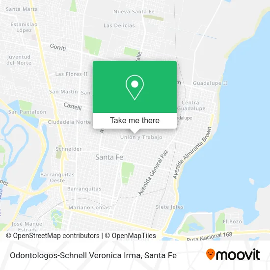 Odontologos-Schnell Veronica Irma map