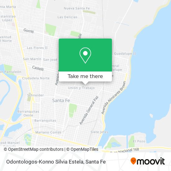 Odontologos-Konno Silvia Estela map