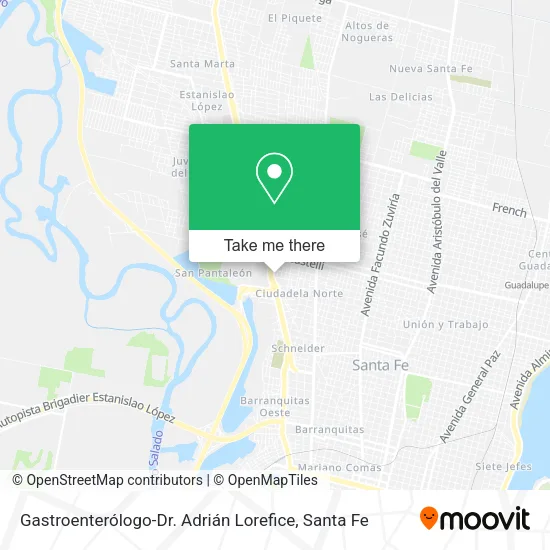 Gastroenterólogo-Dr. Adrián Lorefice map