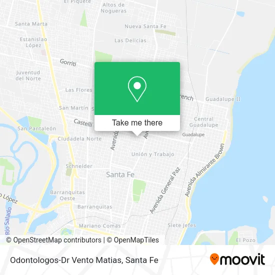 Odontologos-Dr Vento Matias map
