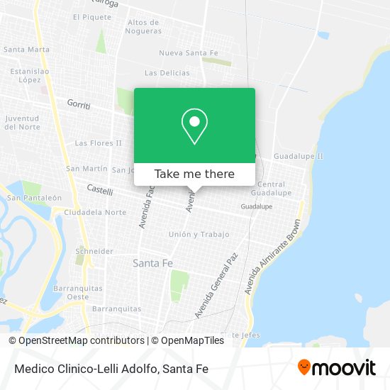 Medico Clinico-Lelli Adolfo map
