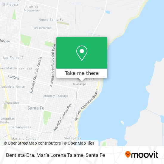 Dentista-Dra. María Lorena Talame map