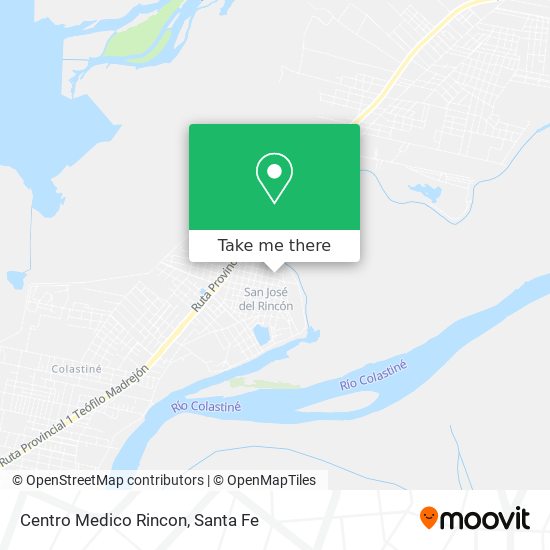 Mapa de Centro Medico Rincon