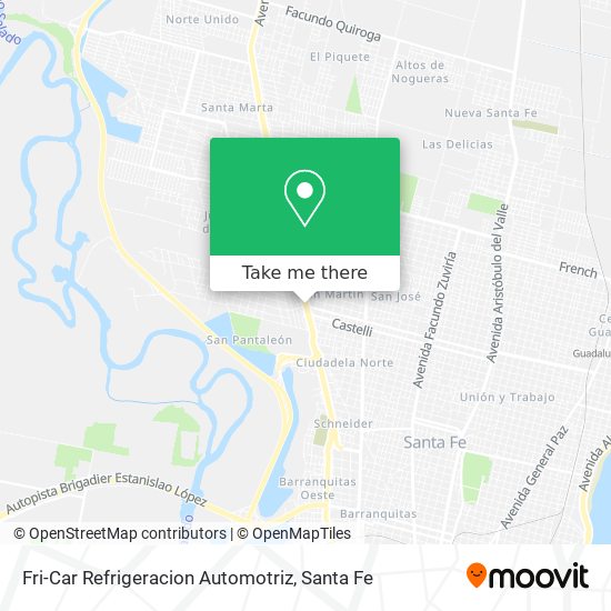 Fri-Car Refrigeracion Automotriz map