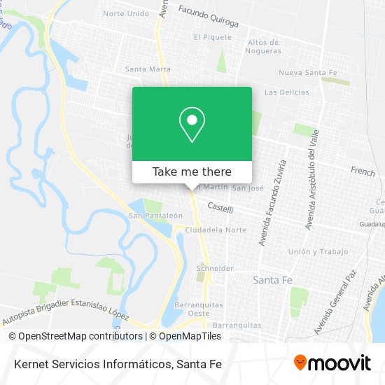 Kernet Servicios Informáticos map