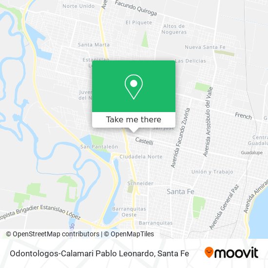 Mapa de Odontologos-Calamari Pablo Leonardo