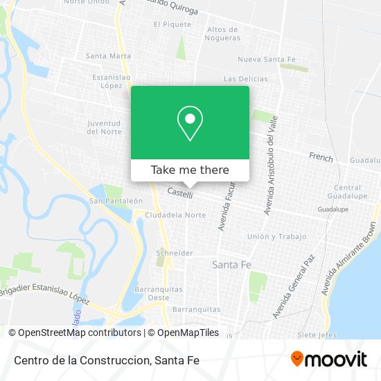 Centro de la Construccion map