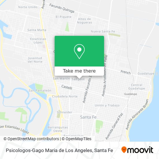 Mapa de Psicologos-Gago Maria de Los Angeles