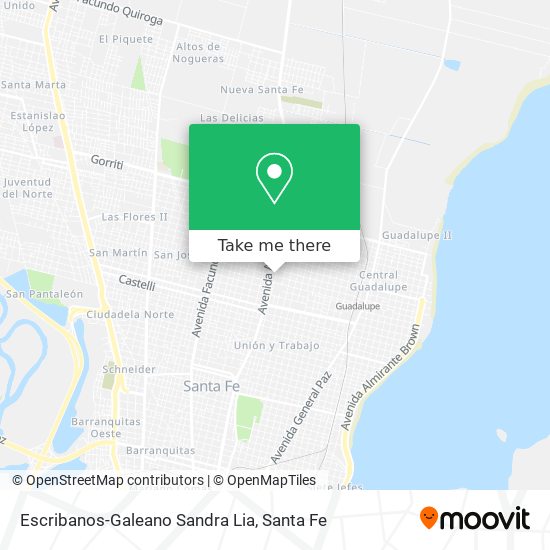 Escribanos-Galeano Sandra Lia map