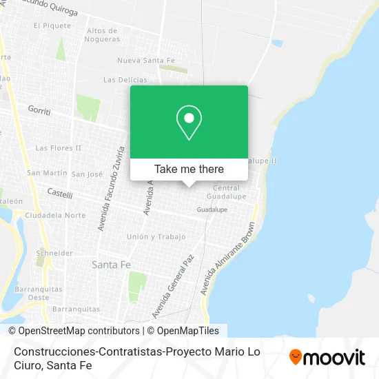 Construcciones-Contratistas-Proyecto Mario Lo Ciuro map