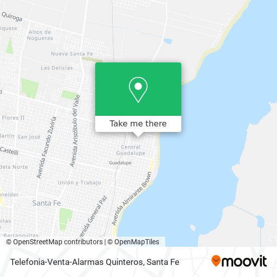 Telefonia-Venta-Alarmas Quinteros map