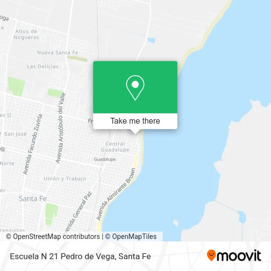 Escuela N 21 Pedro de Vega map