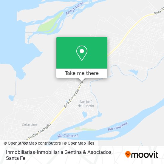 Inmobiliarias-Inmobiliaria Gentina & Asociados map