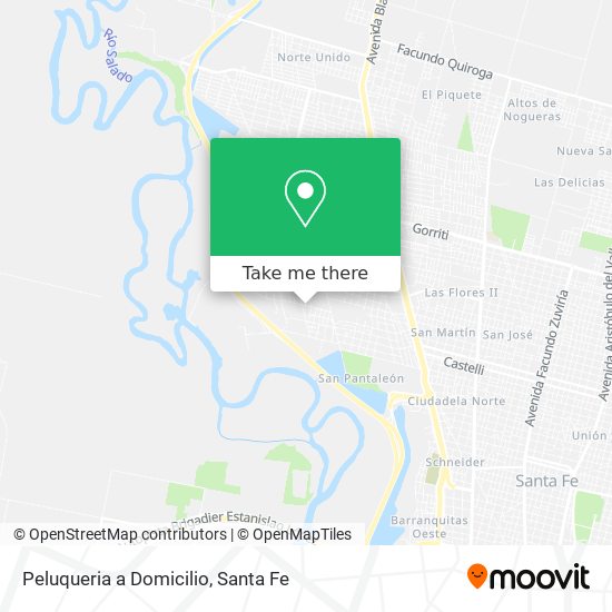 Mapa de Peluqueria a Domicilio