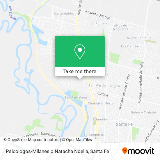 Psicologos-Milanesio Natacha Noelia map