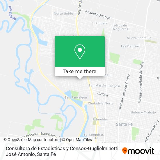 Consultora de Estadisticas y Censos-Guglielminetti José Antonio map