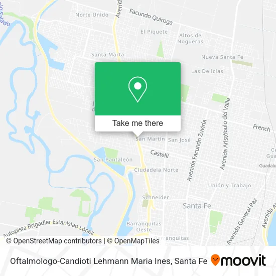 Oftalmologo-Candioti Lehmann Maria Ines map