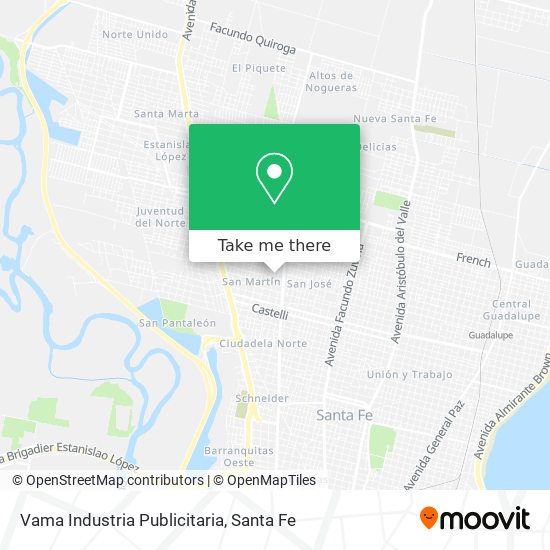 Vama Industria Publicitaria map