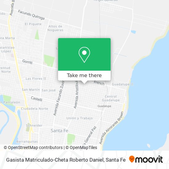 Gasista Matriculado-Cheta Roberto Daniel map