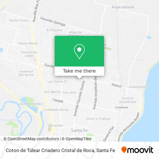 Coton de Túlear Criadero Cristal de Roca map