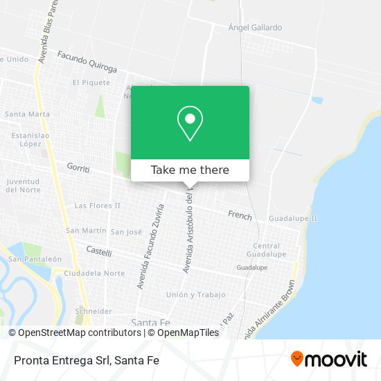 Mapa de Pronta Entrega Srl