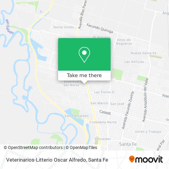 Veterinarios-Litterio Oscar Alfredo map