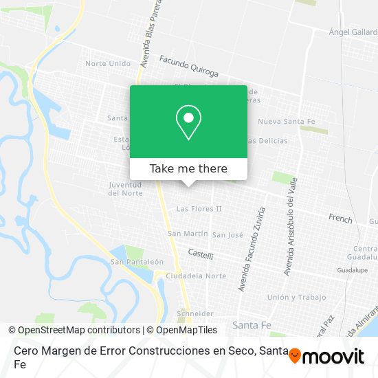 Mapa de Cero Margen de Error Construcciones en Seco