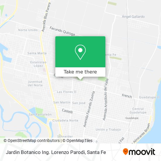 Jardin Botanico Ing. Lorenzo Parodi map