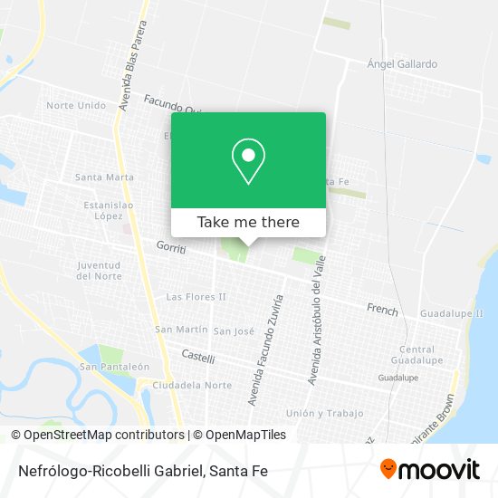 Mapa de Nefrólogo-Ricobelli Gabriel