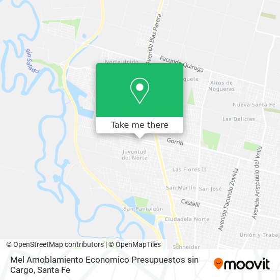 Mapa de Mel Amoblamiento Economico Presupuestos sin Cargo