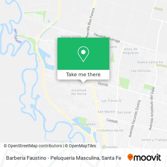 Mapa de Barberia Faustino - Peluquería Masculina